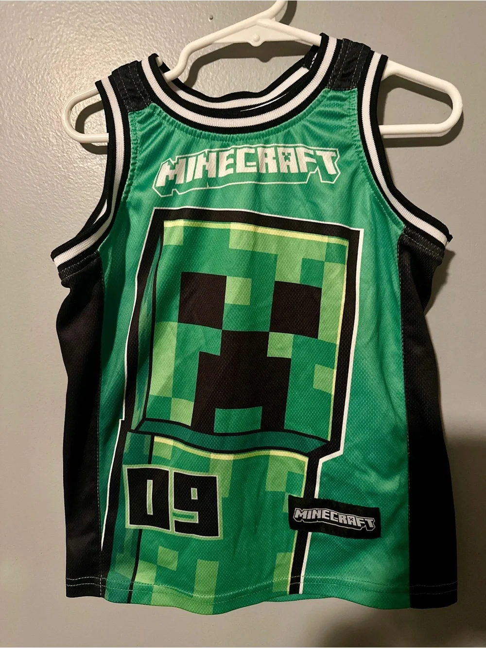 Minecraft Boys' Green Creeper Graphic Athletic Tank